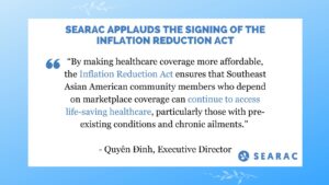 SEARAC celebrates passage of Inflation Reduction Act
